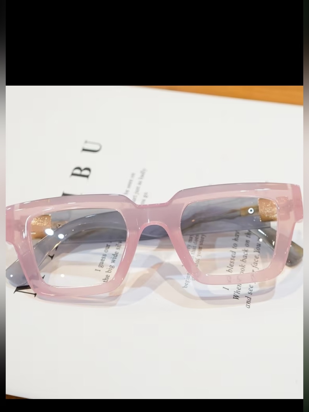 Affordable Fashion Finds Pink Square-Frame 🕶️ prescription 250